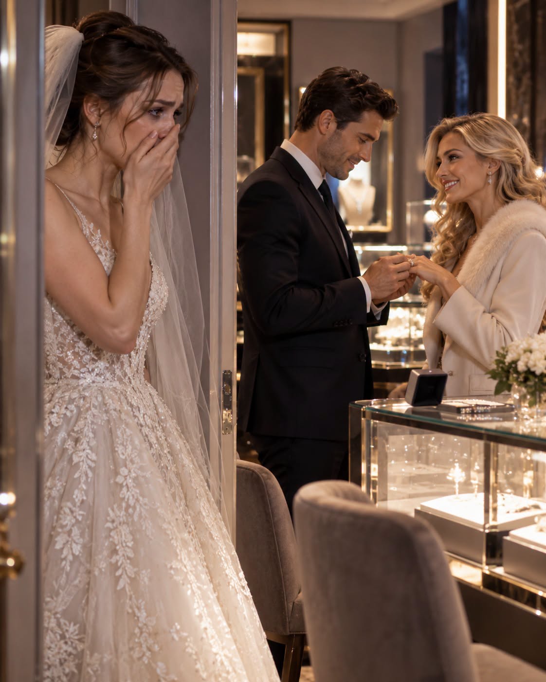 My Fiancé Bought Her A Diamond Ring During My Wedding Dress Fitting—So I Walked Down The Aisle In That Ivory Gown To Marry His Billionaire Rival!