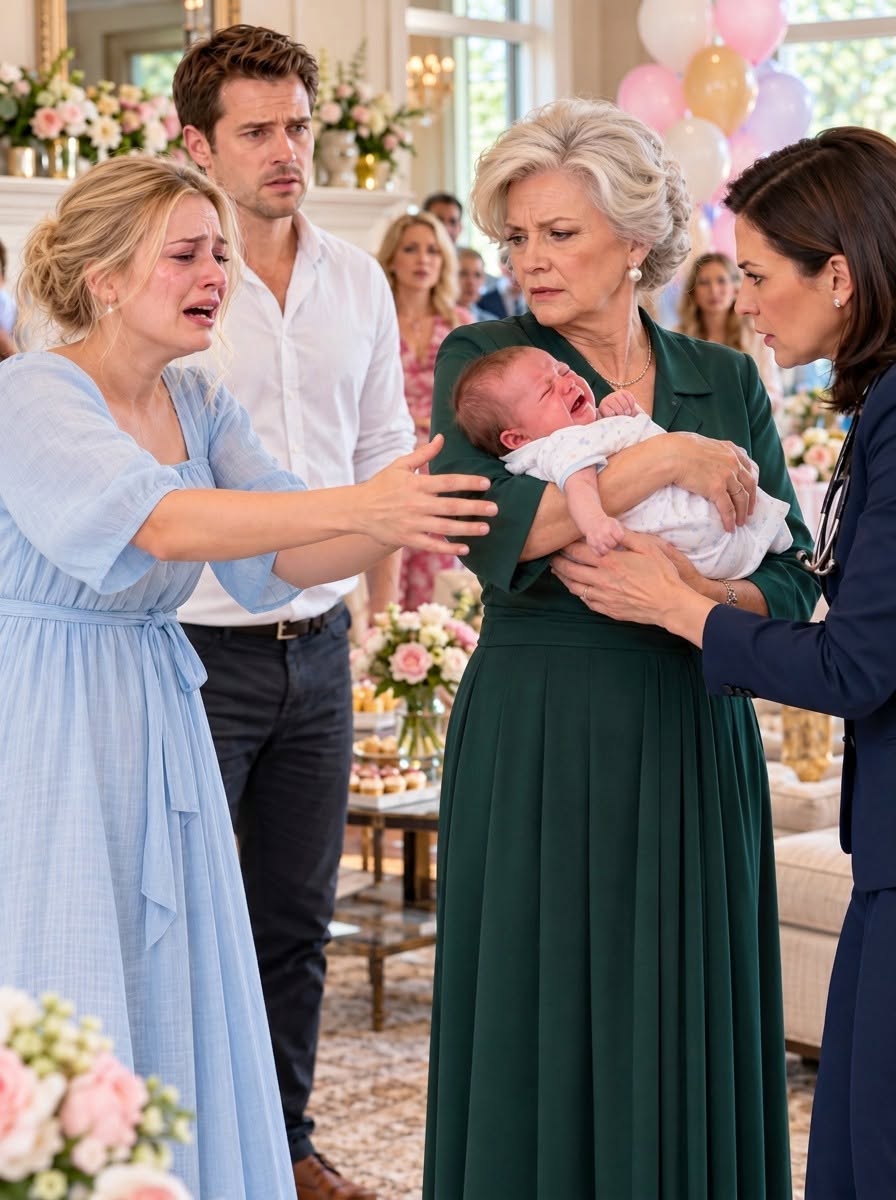My Mother-In-Law Dosed My Newborn At Her Baby Shower—Until Her Missing Ex-Husband Seized Her $50M Trust At Midnight!