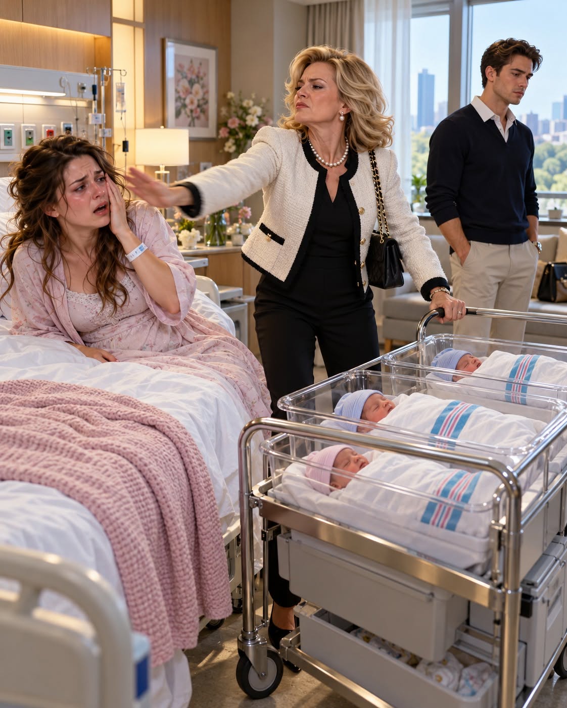 My Husband Skipped My Triplets’ Birth For A $612 Hotel Room—Until My Midnight Freeze Locked His Offshore Accounts!